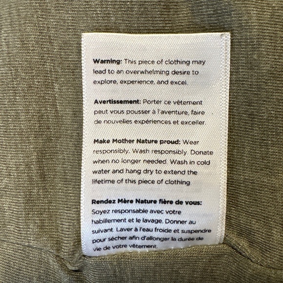 Tentree Field Jacket Women's Medium Green Military Utility Chore Coat Farm Army - Picture 10 of 11